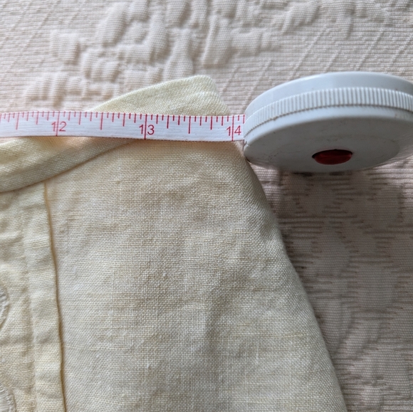 J. Jill Cream Midi A-Line Linen Skirt - Picture 2 of 5